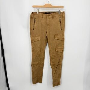 Women’s RALPH LAUREN Tan Cargo Pants - Slim Utility Style
